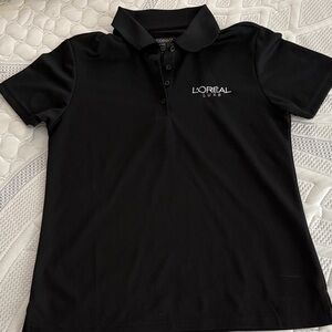 L'Oreal Luxe Women’s Black Polo Shirt